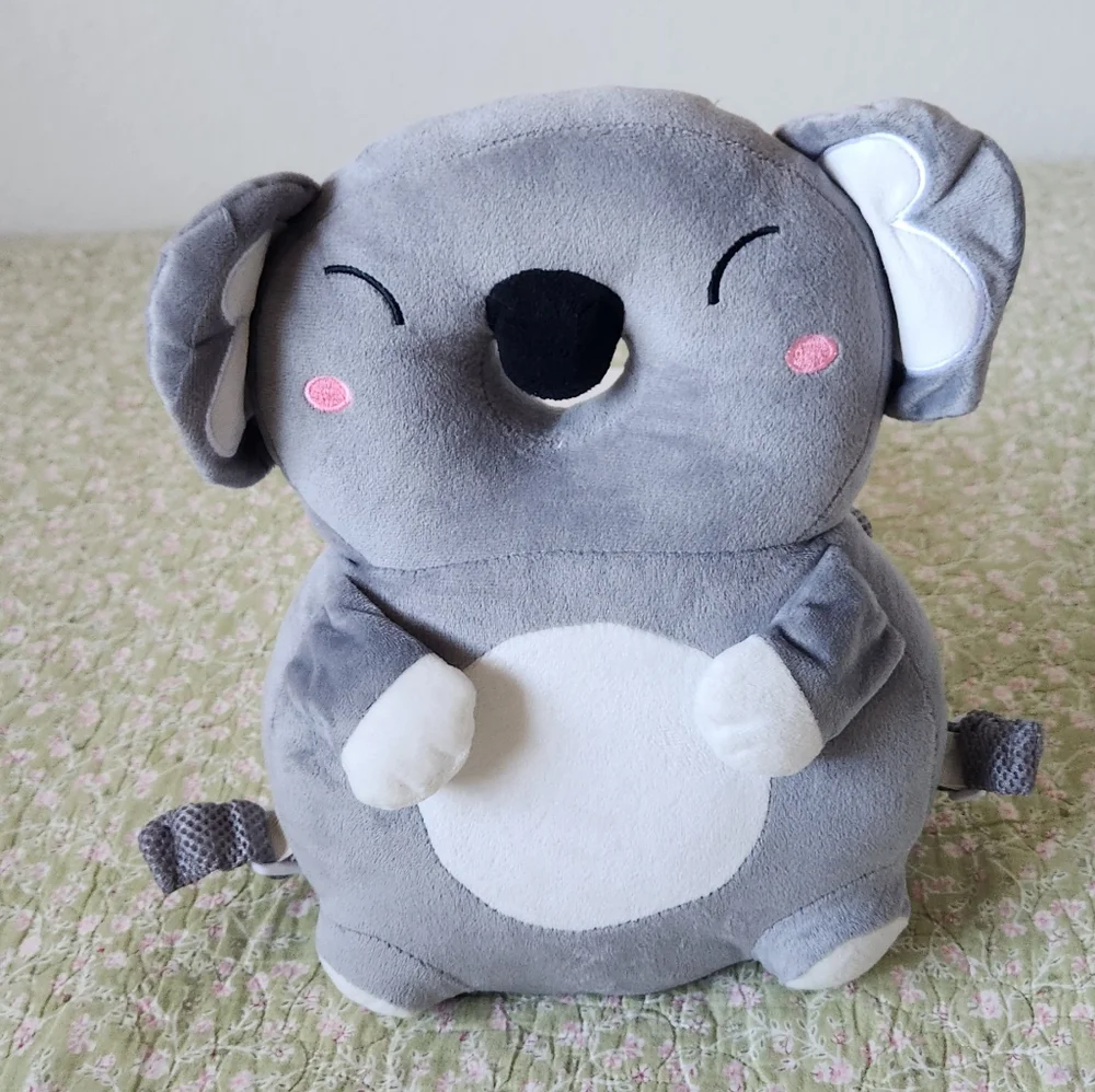 baby bump protect backpack Charming Gray Koala Plush  for Kids Girls/Boy's